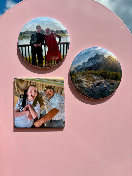 2x2 Square Photo Magnets