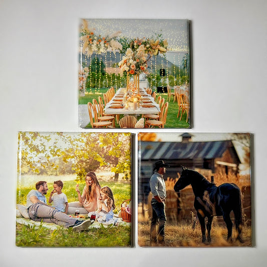 2x2 Square Photo Magnets